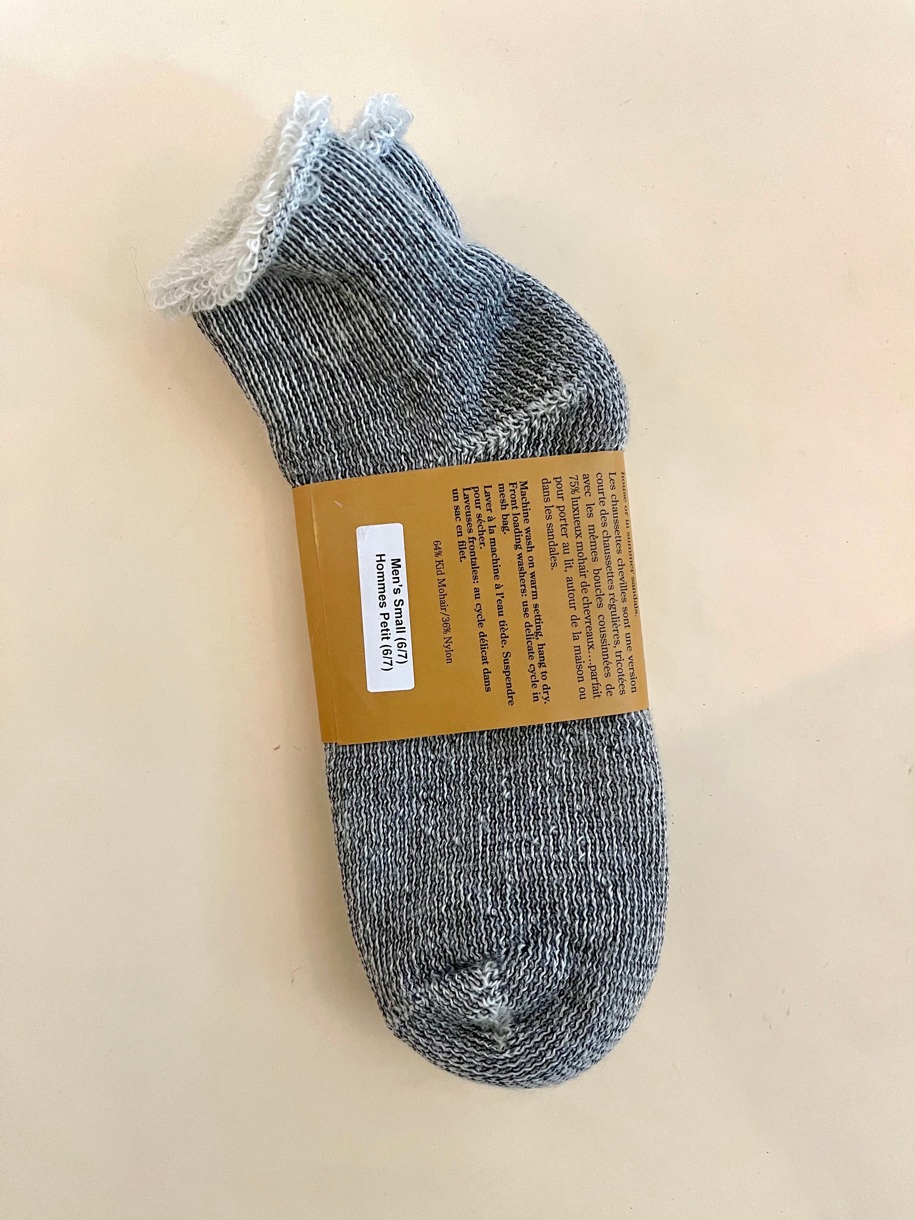 Thermohair Ankle Socks (Grey)