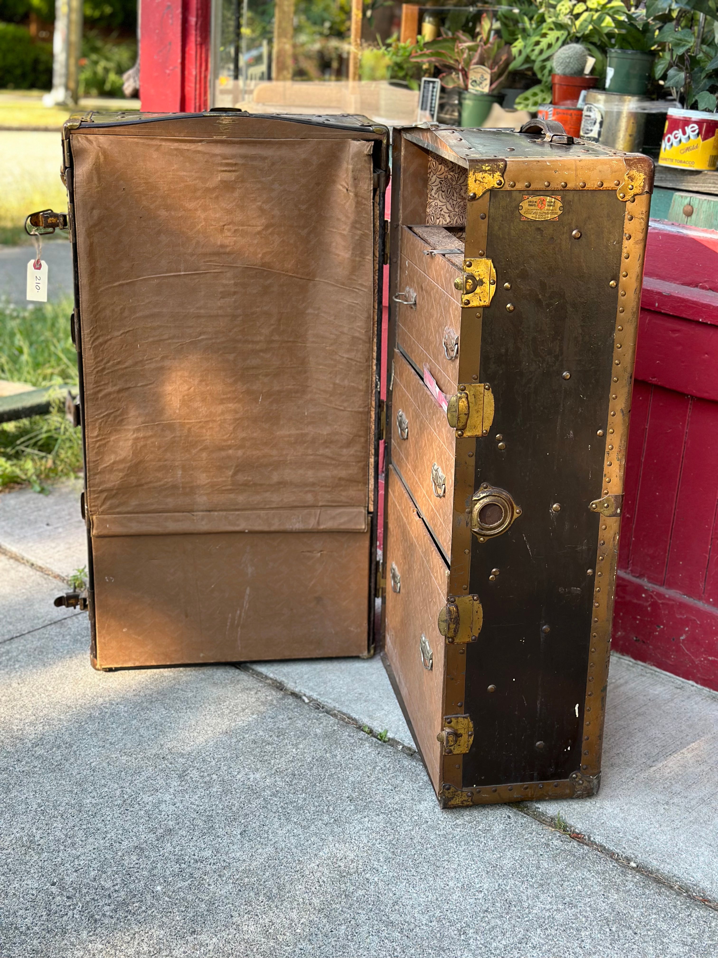 Antique wardrobe chest