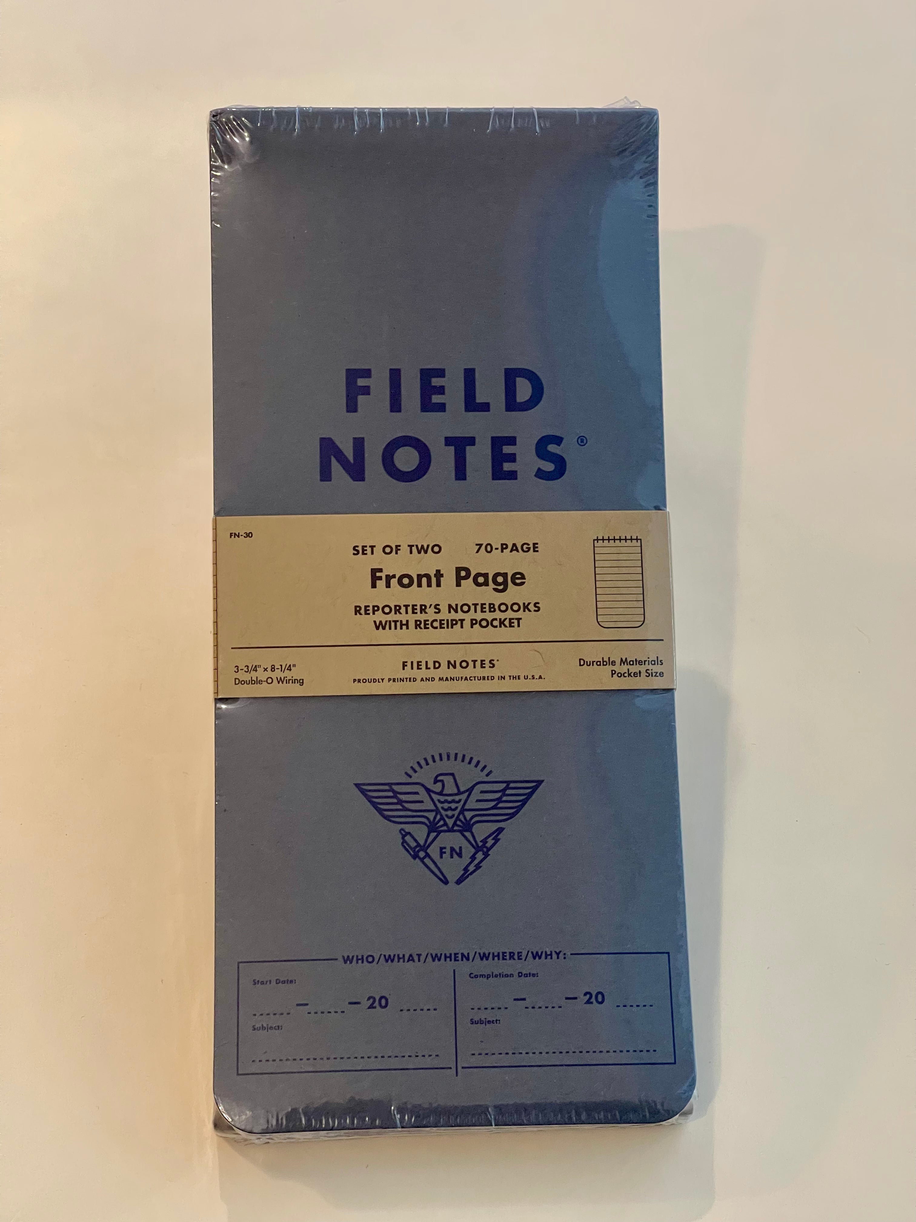 Field Notes - Reporters Notebook