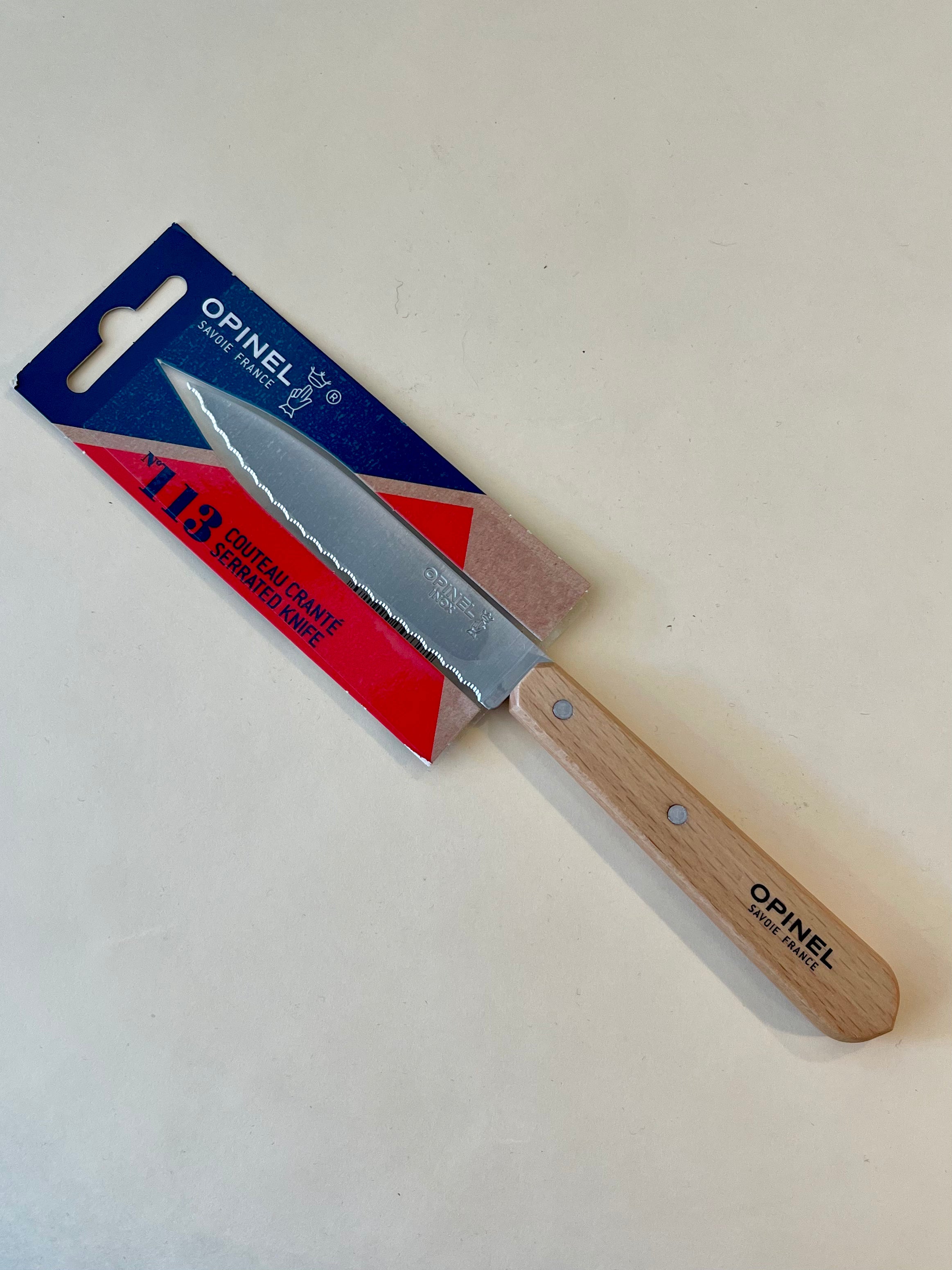 Opinel No.113 Serrated Knife