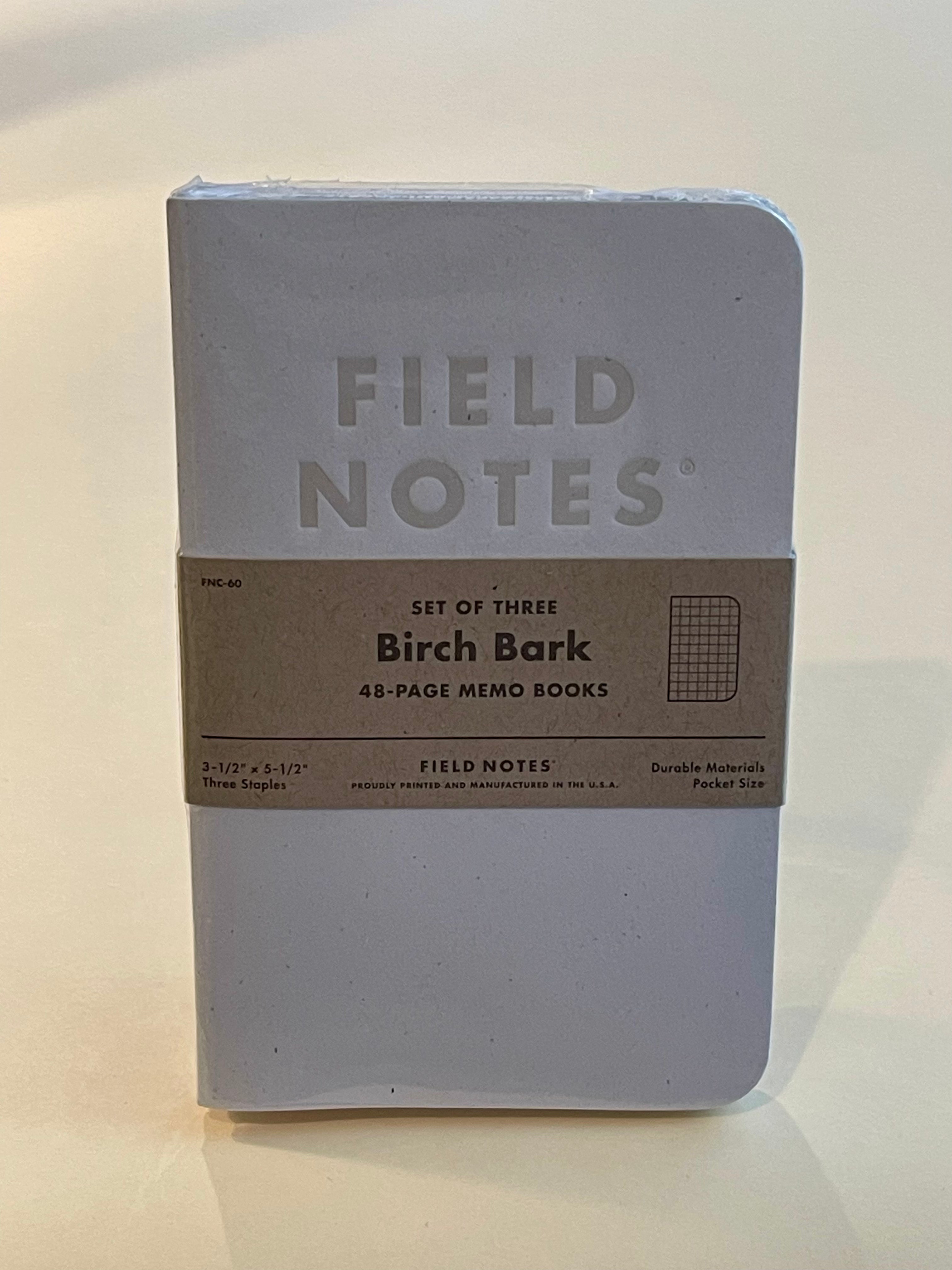 FIELD NOTES Birch Bark 3-Pack Notebook