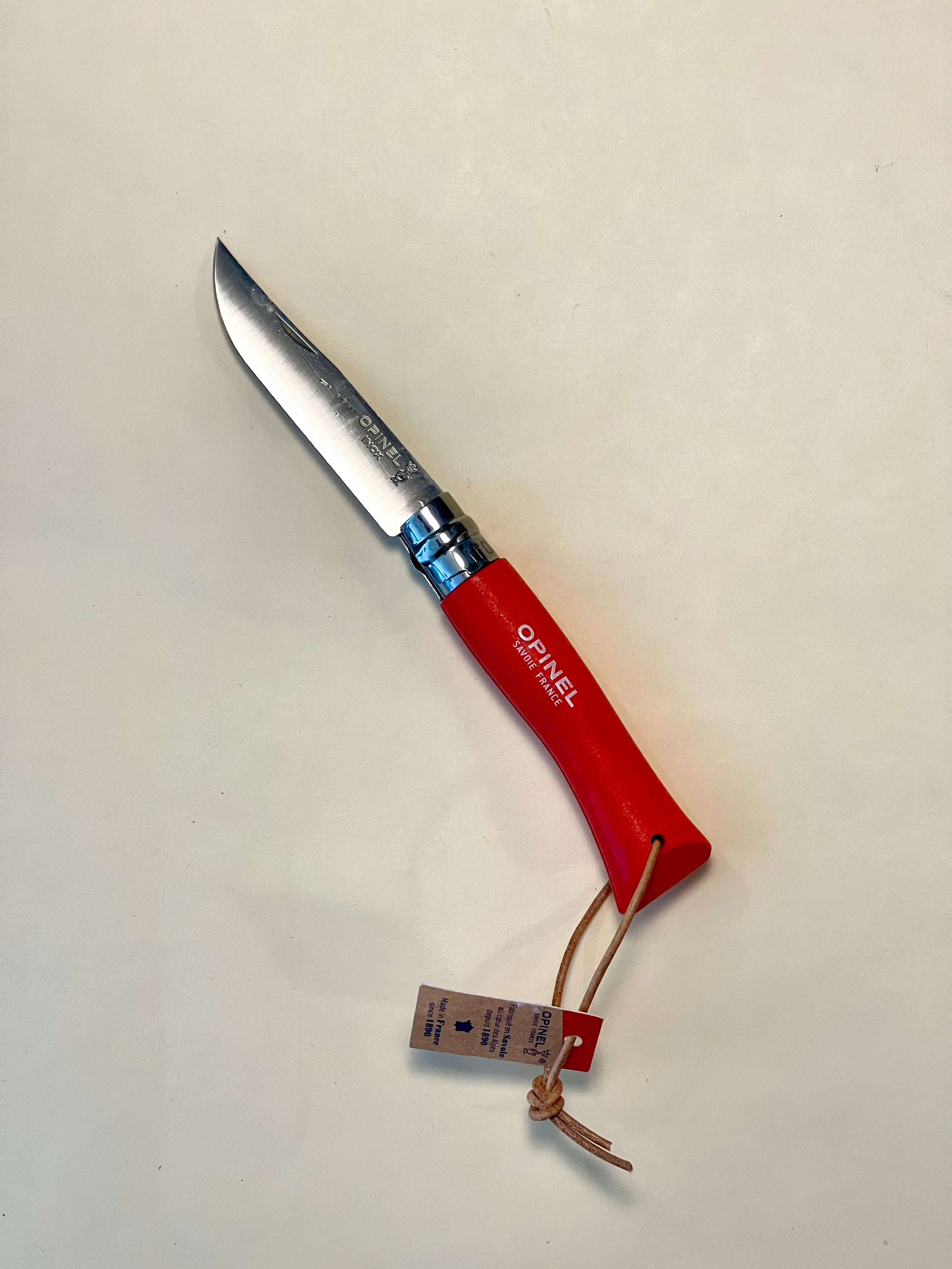 Opinel No.7 Orange Folding Stainless Steel Knife