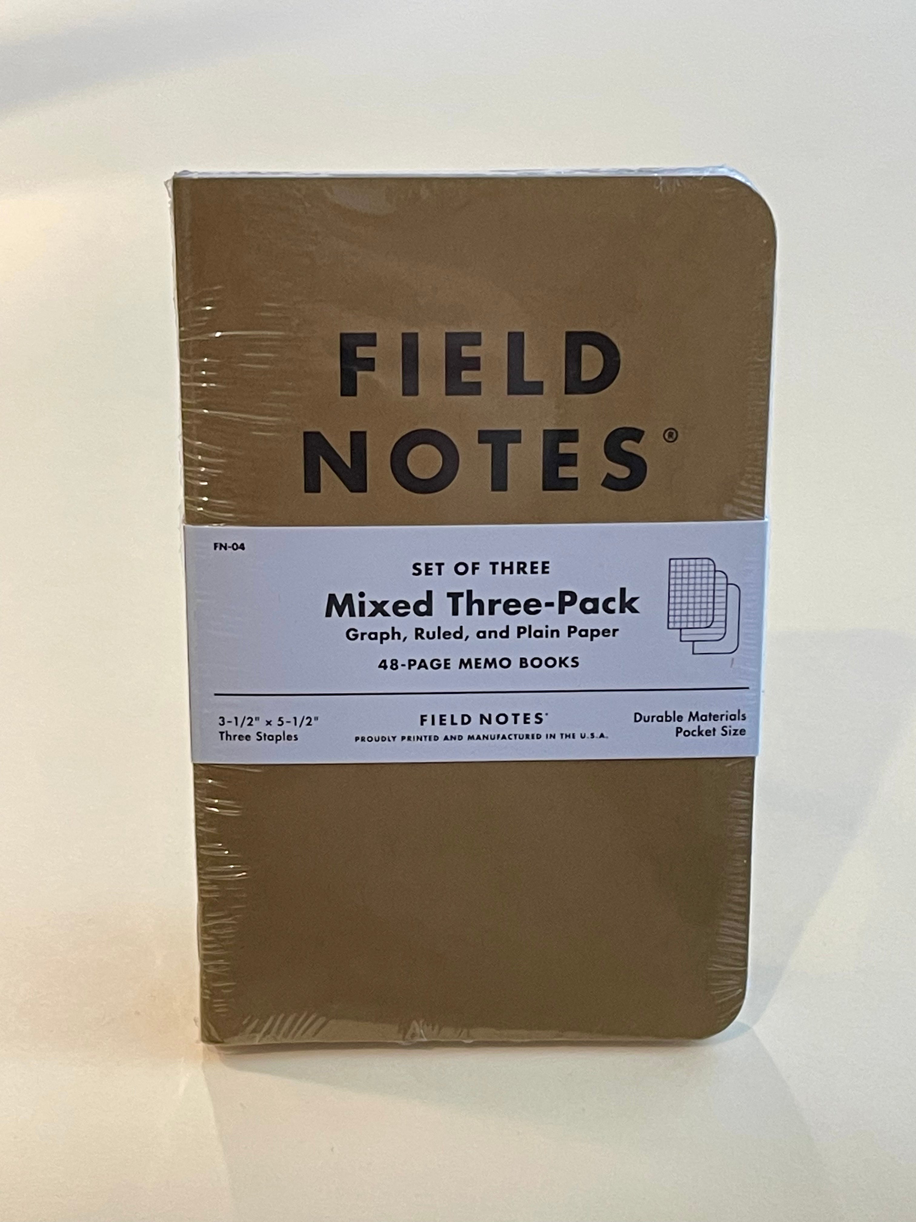 Field Notes - Mixed Notebook 3-Pack