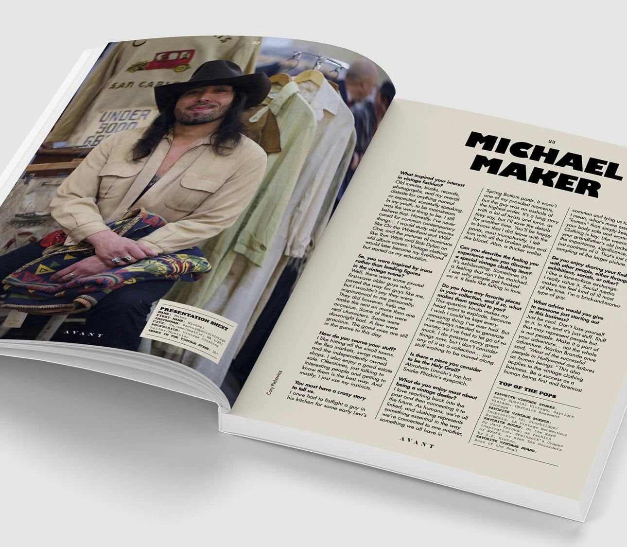 Avant Magazine THE VOICES BEHIND VINTAGE (Pre-Order)