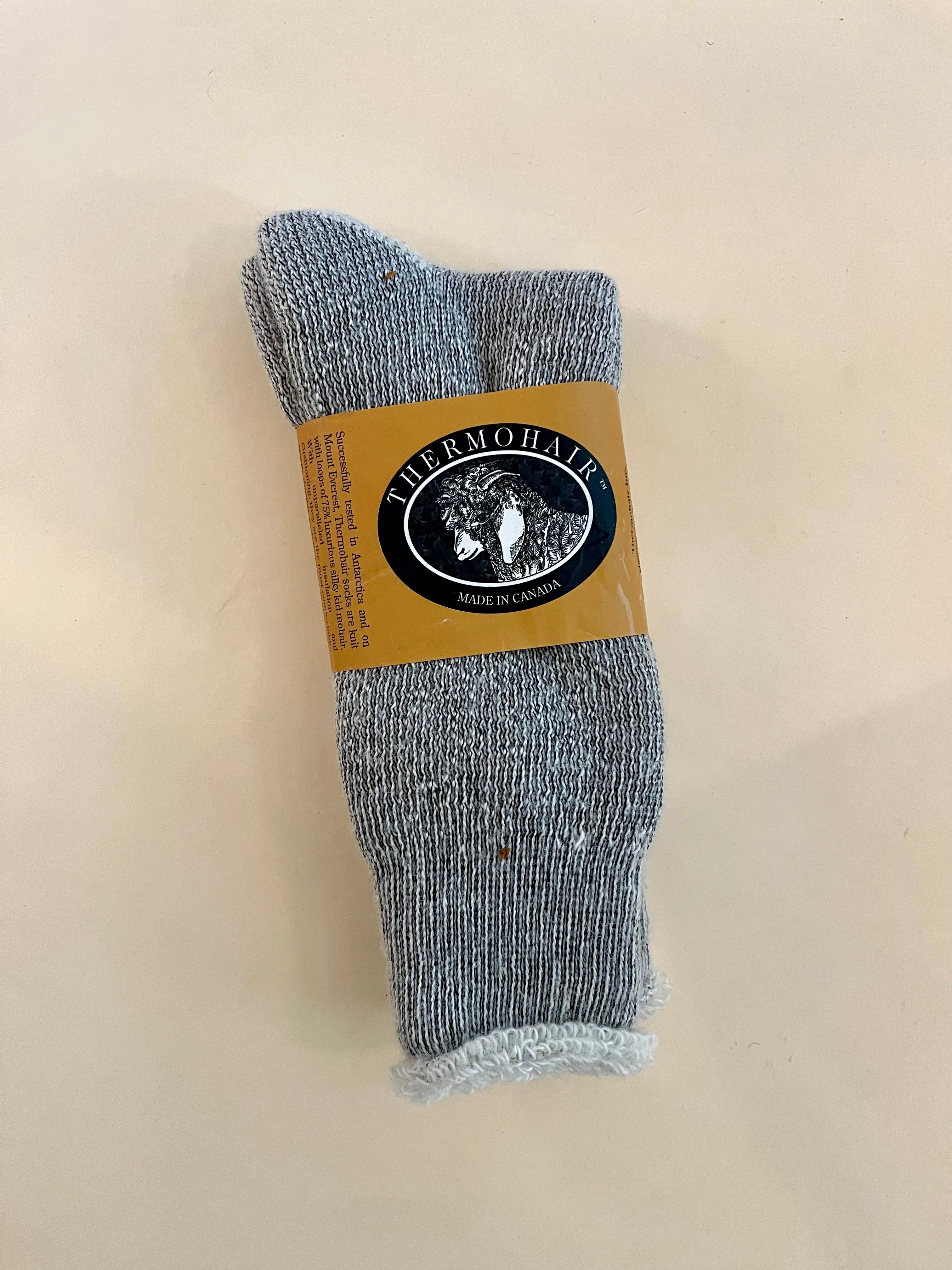 Thermohair Crew Socks (Grey)