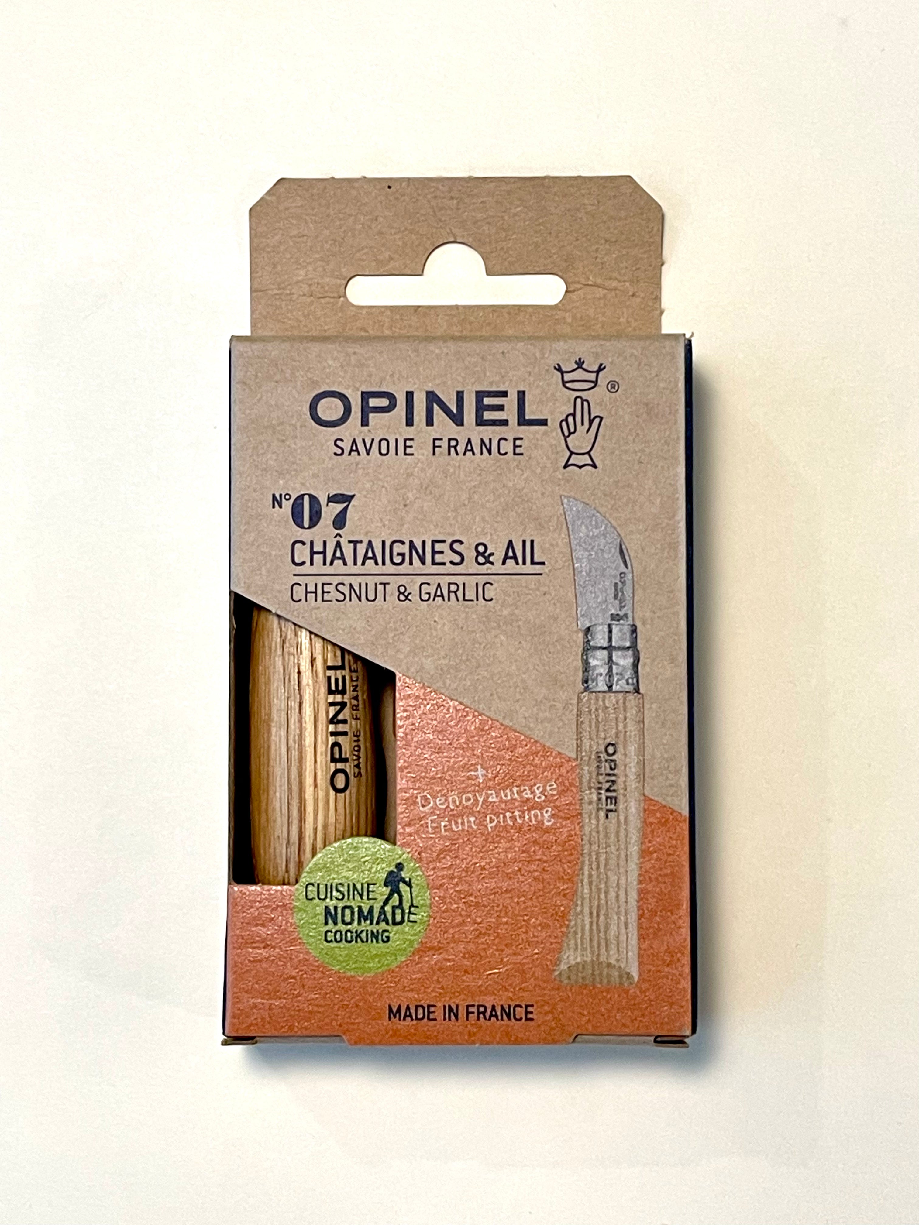 Opinel No.7 Chestnut & Garlic Knife