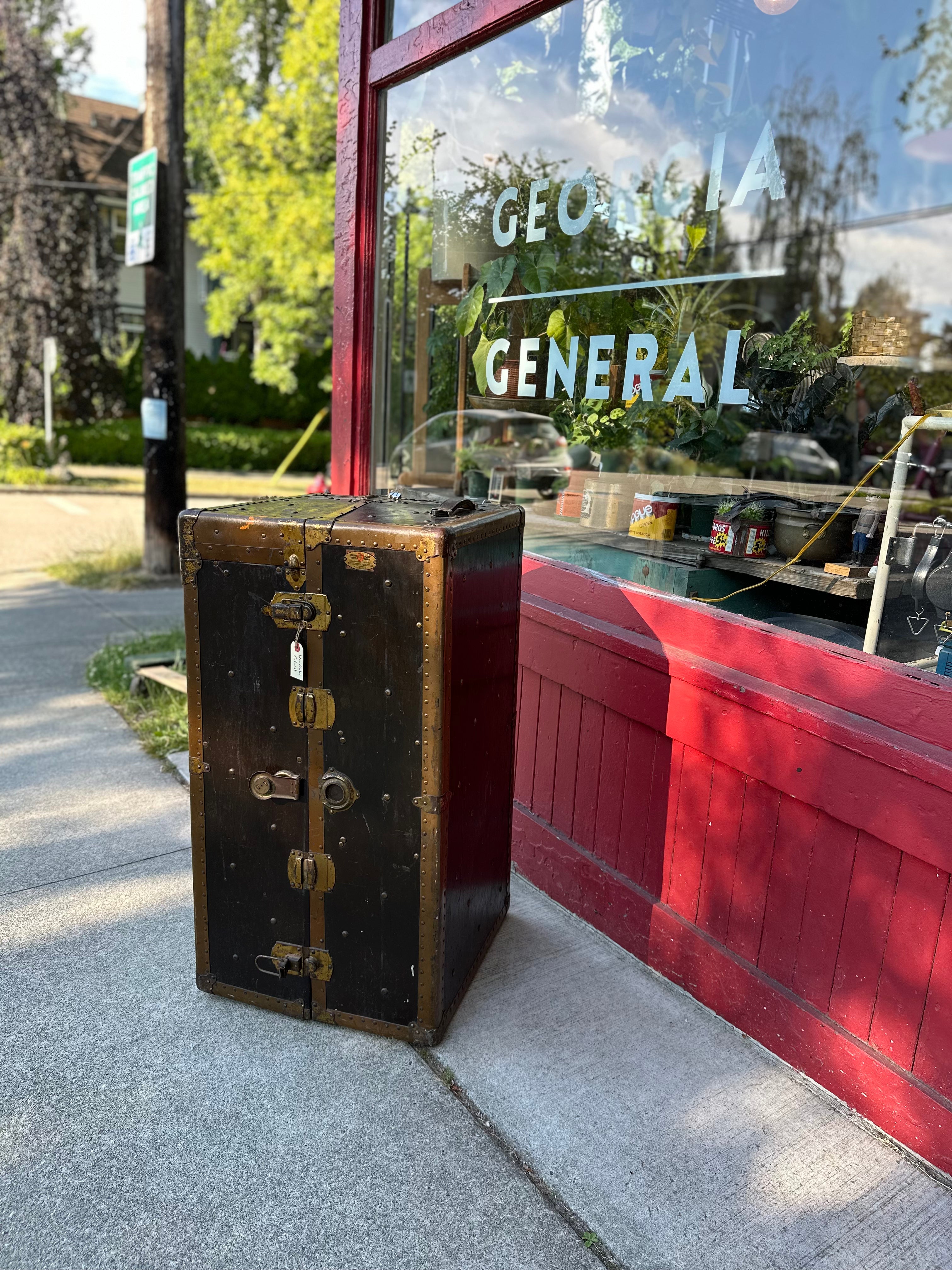 Antique wardrobe chest