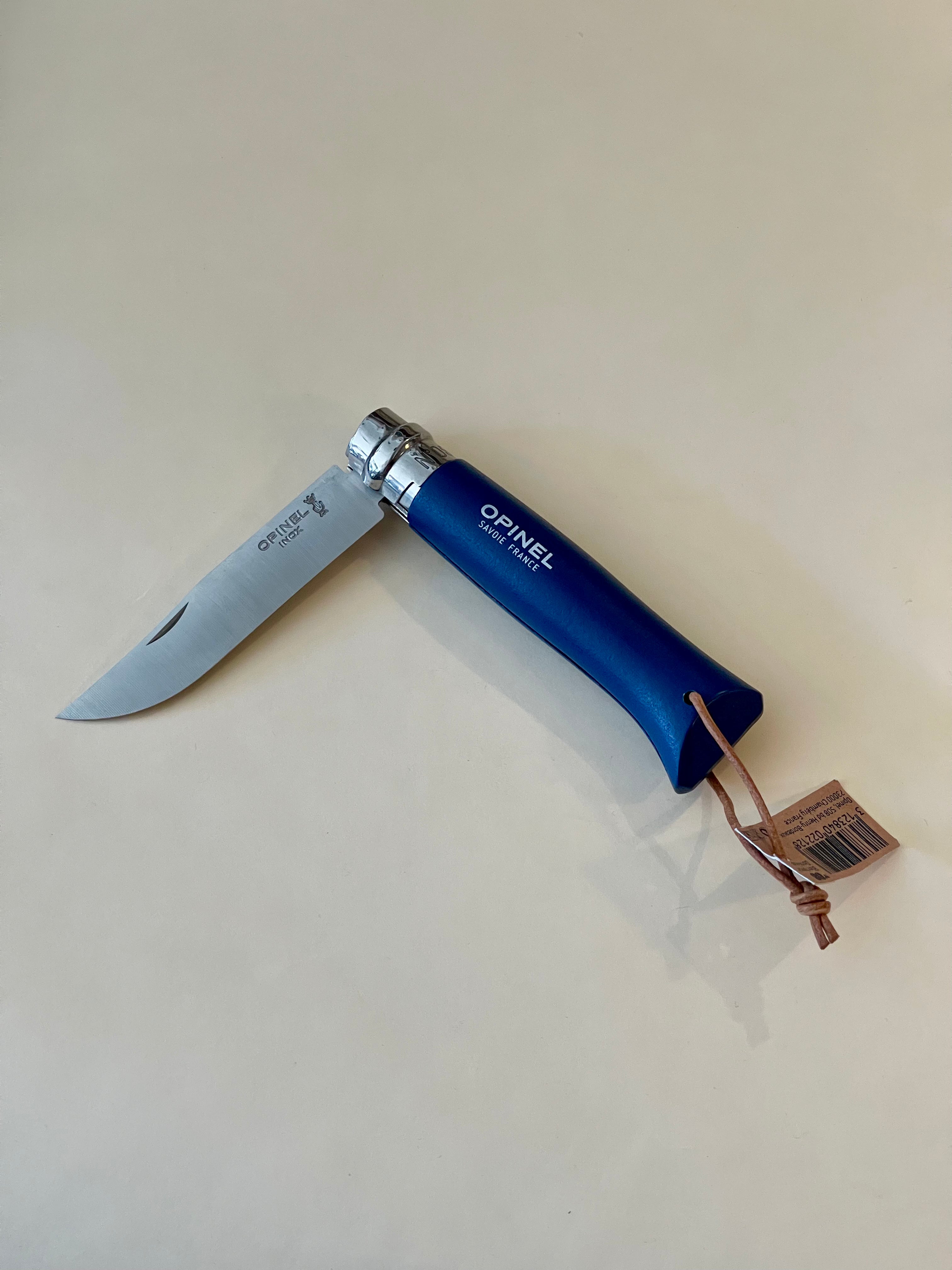 Opinel No.8 Blue Folding Stainless Steel Knife