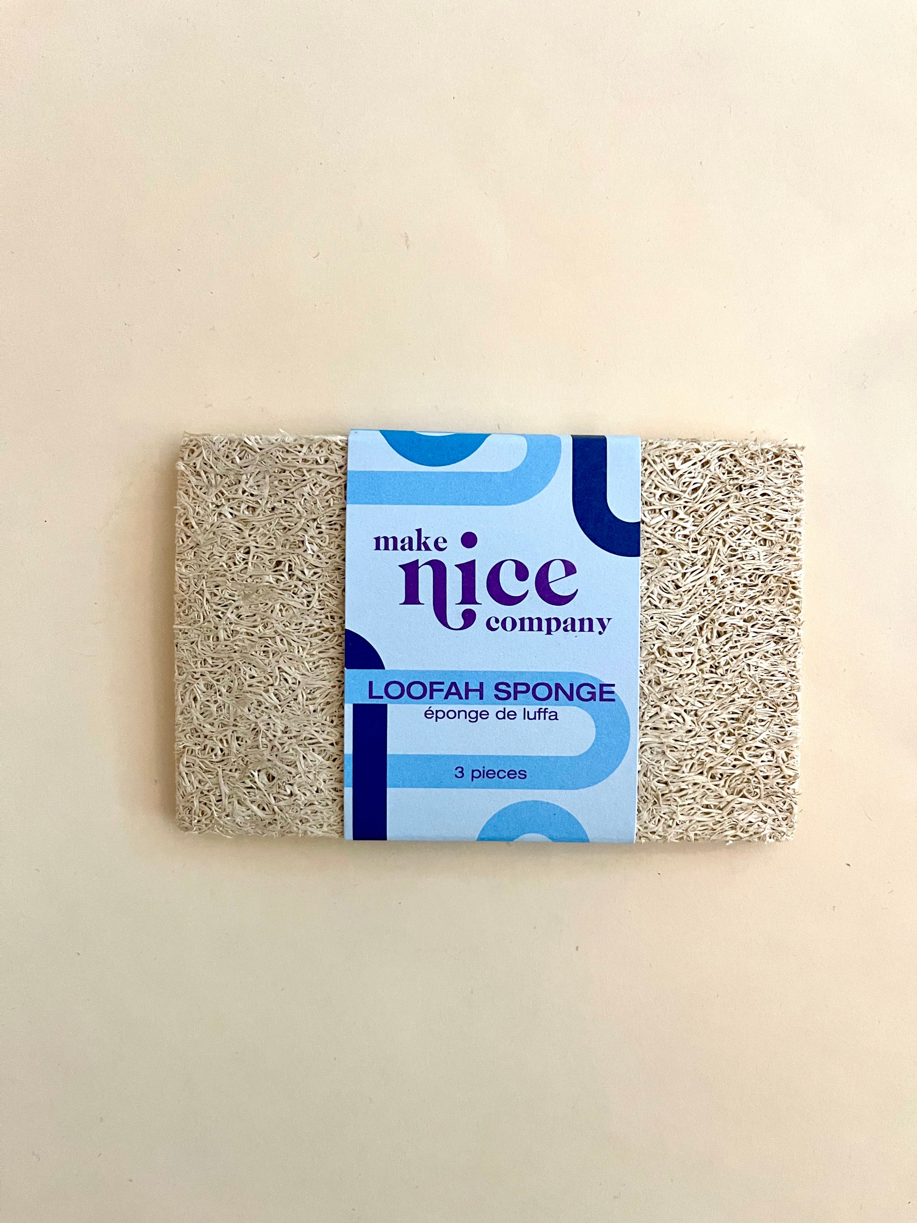 Make Nice Company - Loofah Sponge 3-Pack