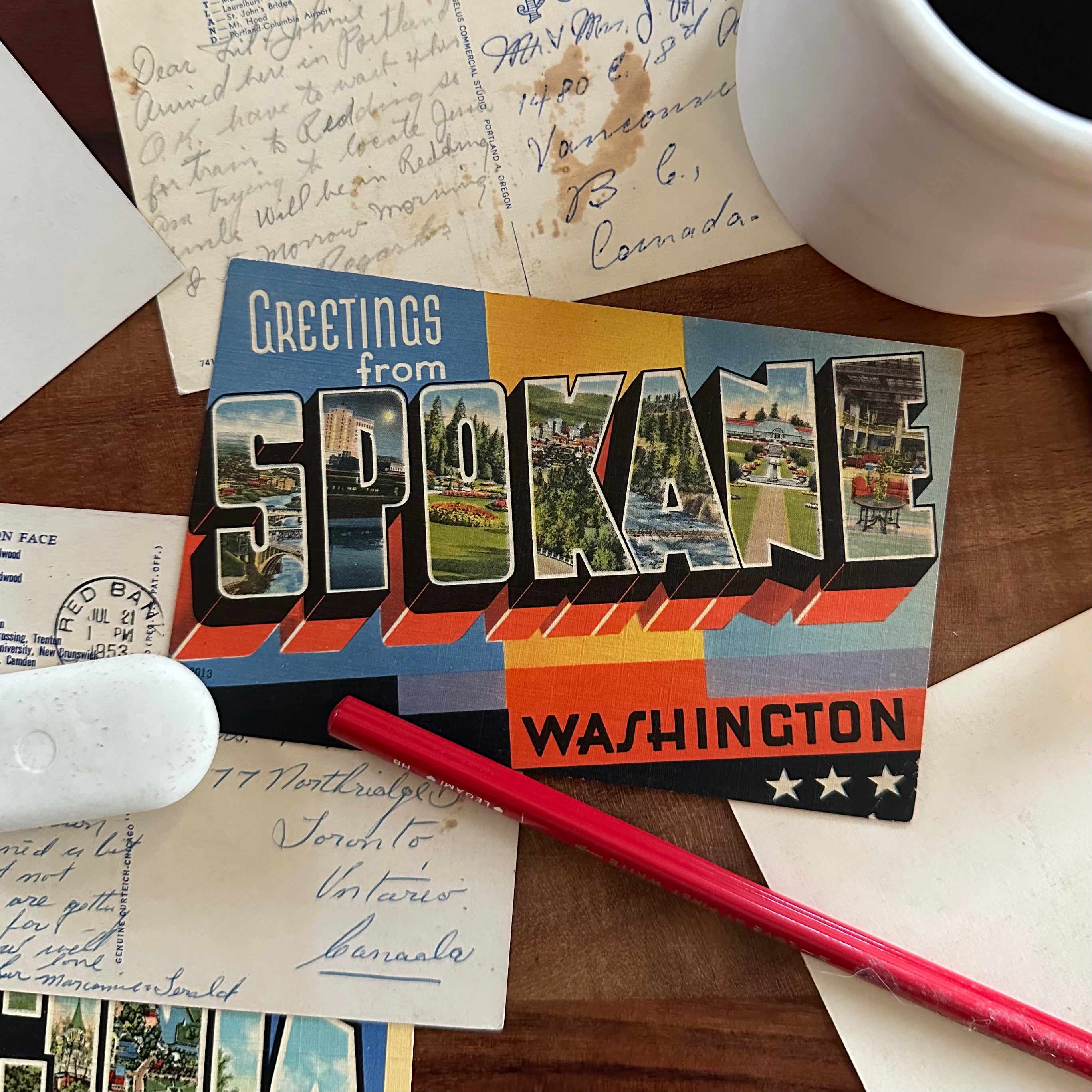 Greetings from.. Postcard