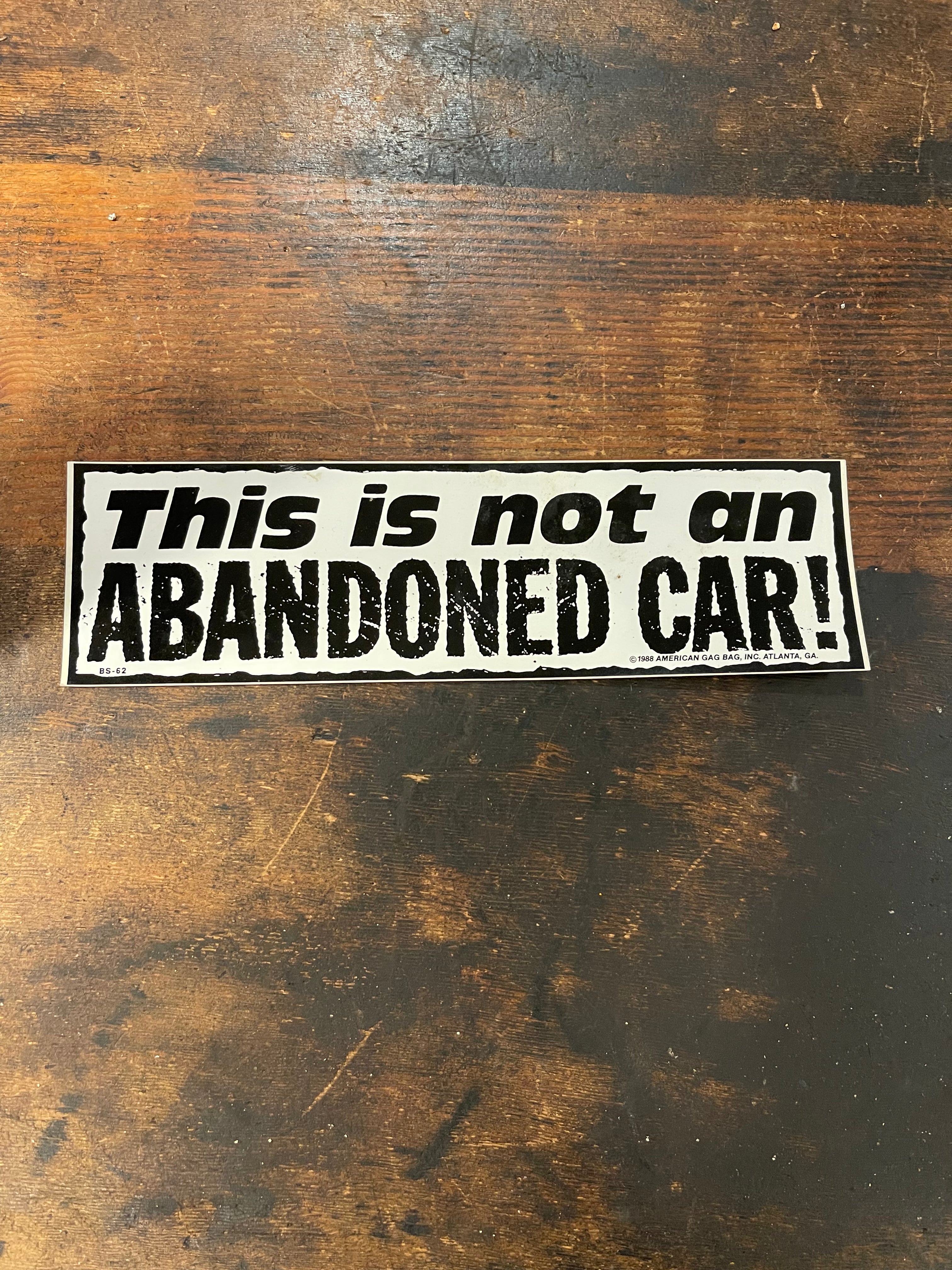 Vintage Bumper Sticker