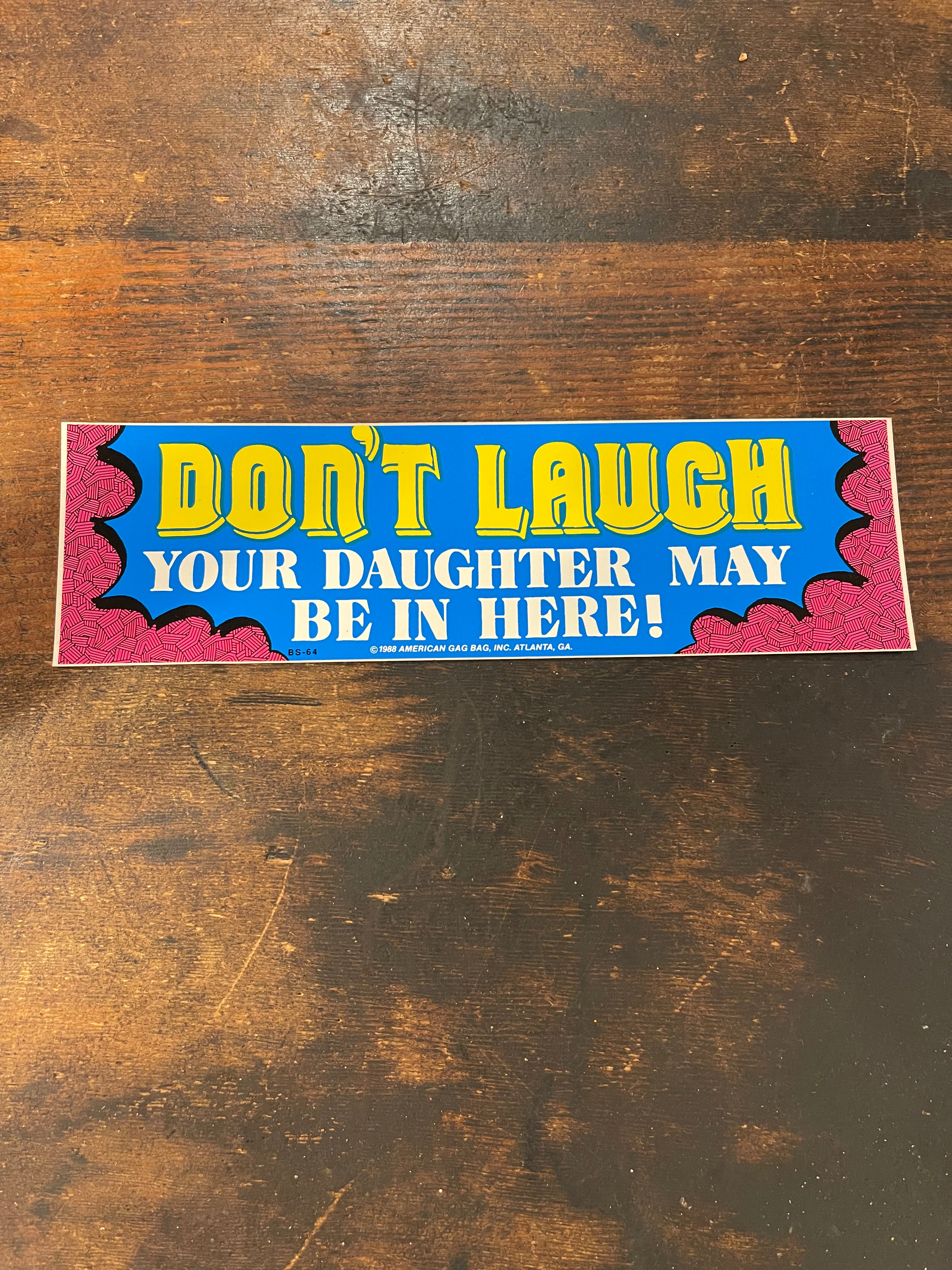 Vintage Bumper Sticker