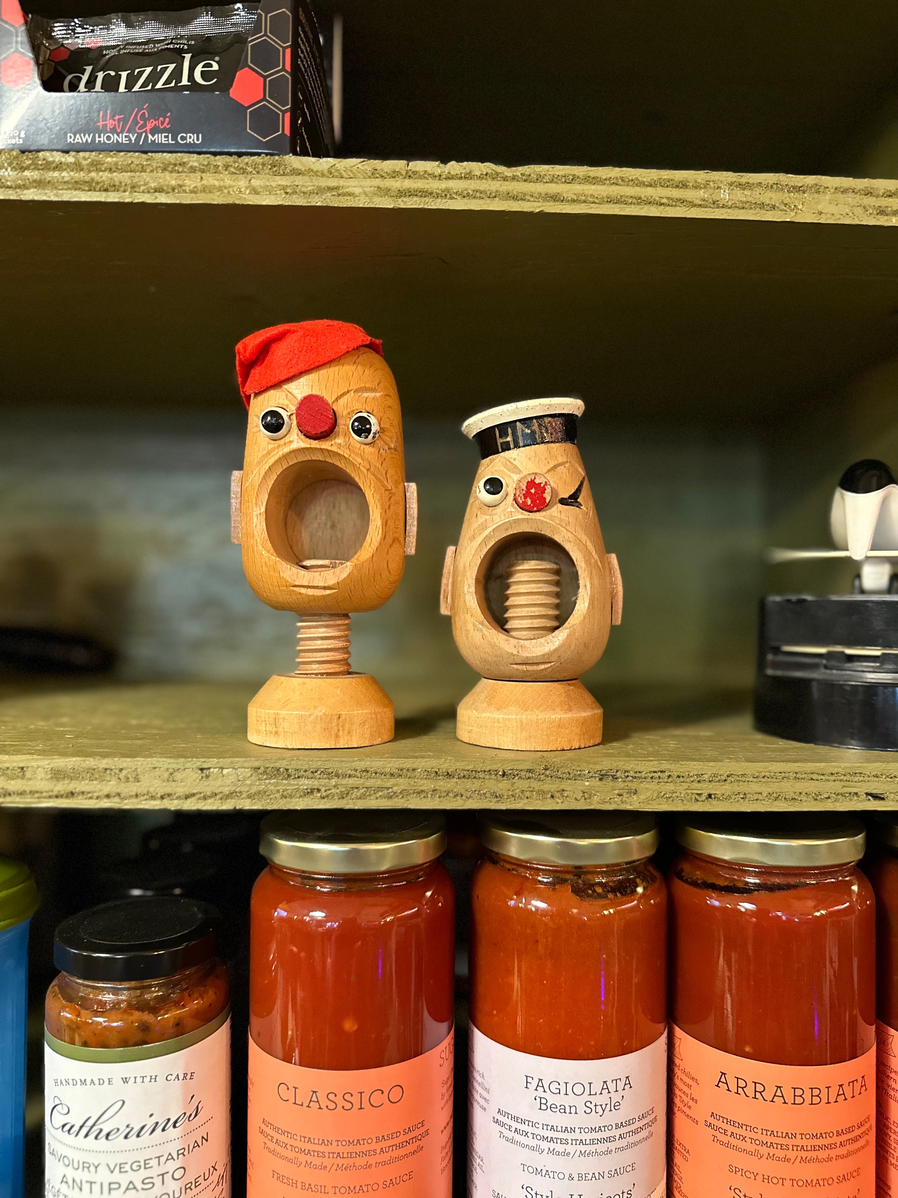 Wooden Head Nutcrackers