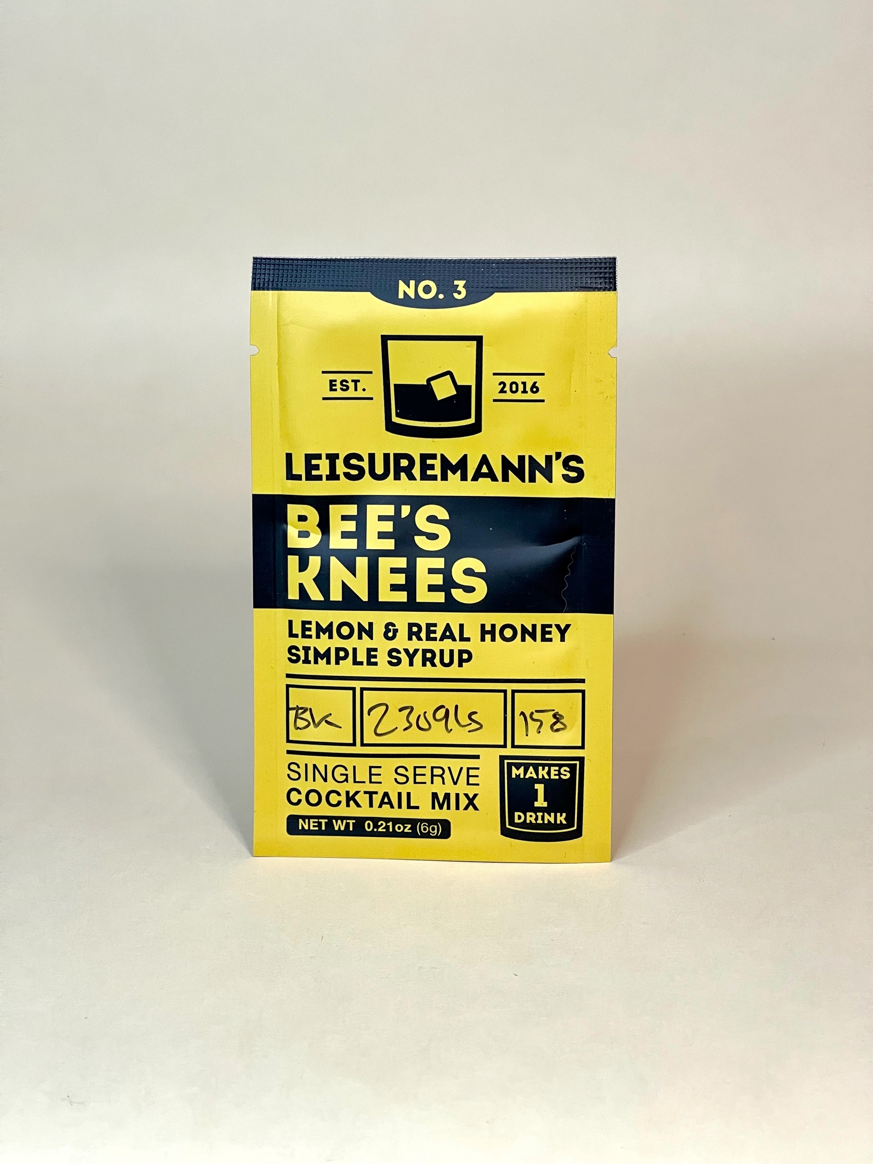 Leisuremann's Bee’s Knees Single Serve Cocktail Mixer