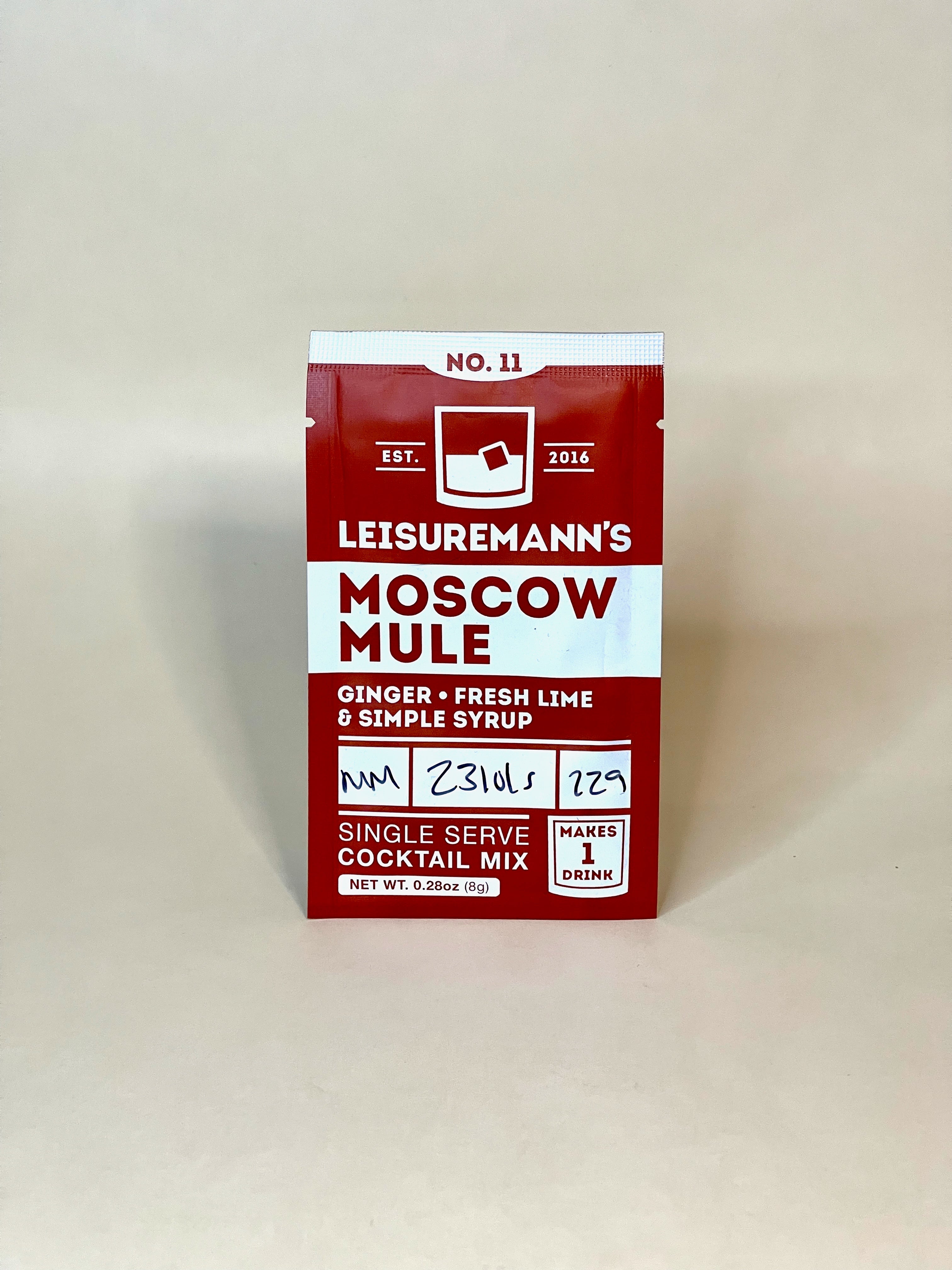 Leisuremann's Moscow Mule Single Serve Cocktail Mixer