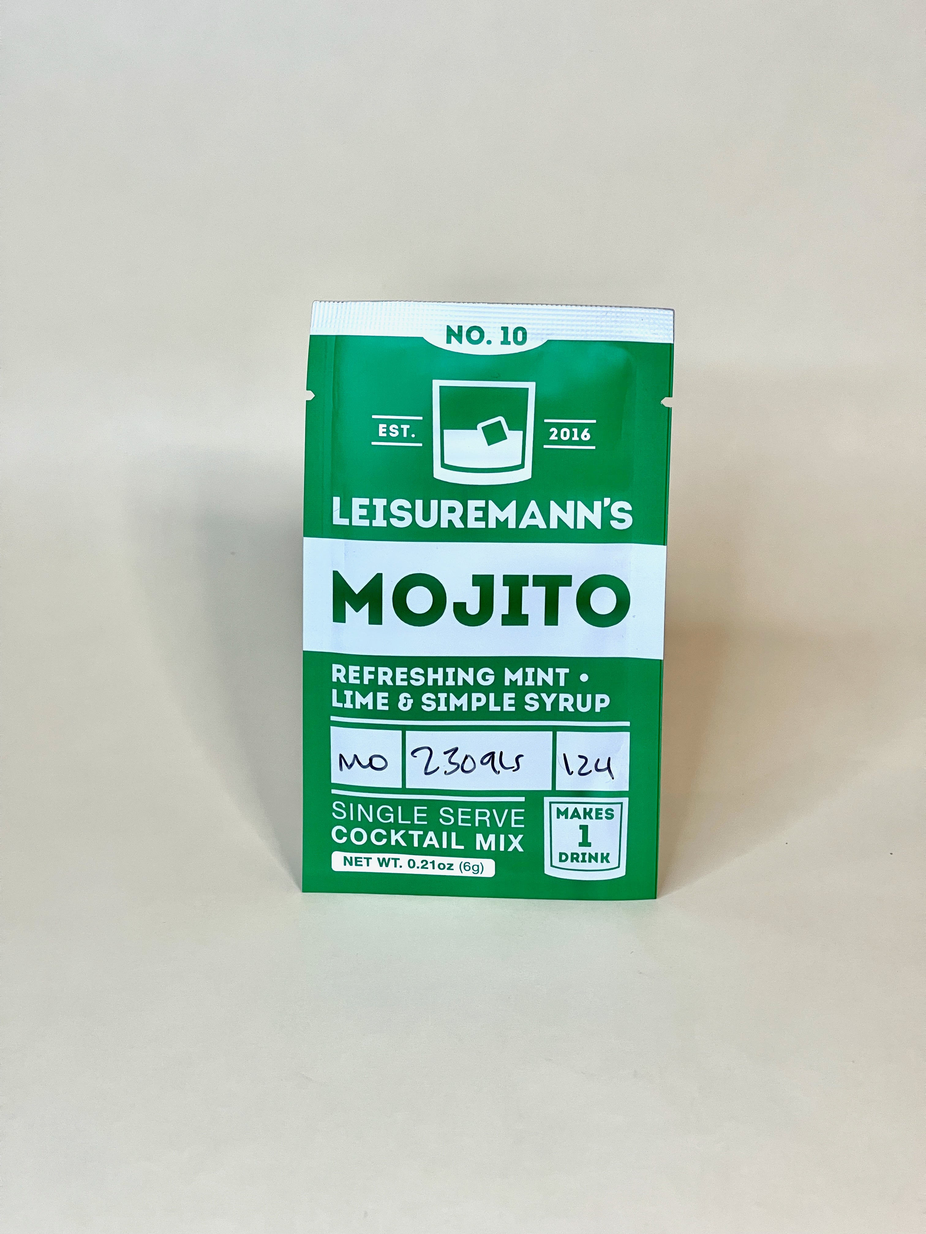 Leisuremann's Mojito Single Serve Cocktail Mixer