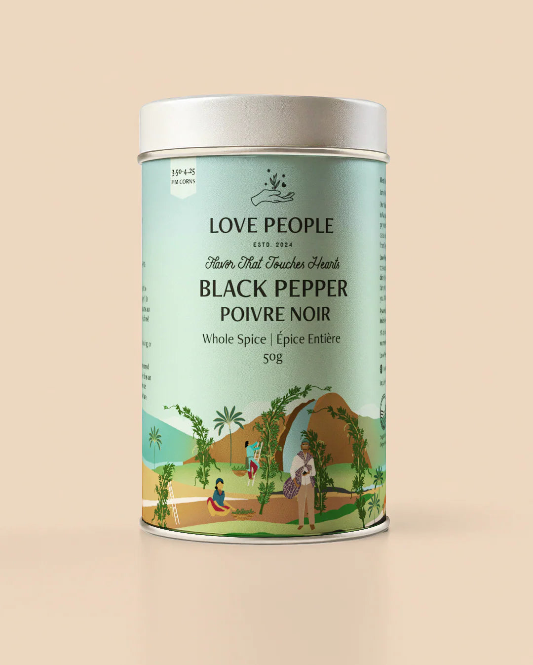 Love People Co. - Black Pepper Whole Tin