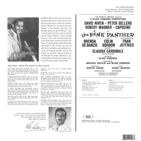 Henry Mancini - The Pink Panther (Music from the Film Score)