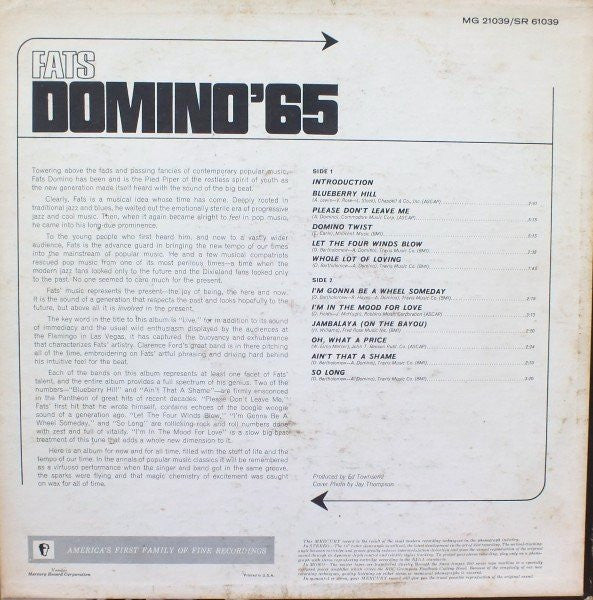 Fats Domino - '65