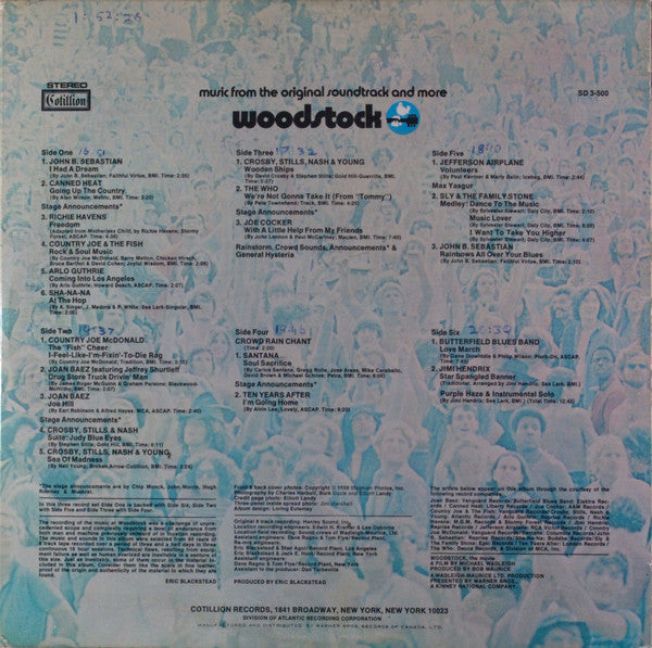 Woodstock - Music from the Original Soundtrack