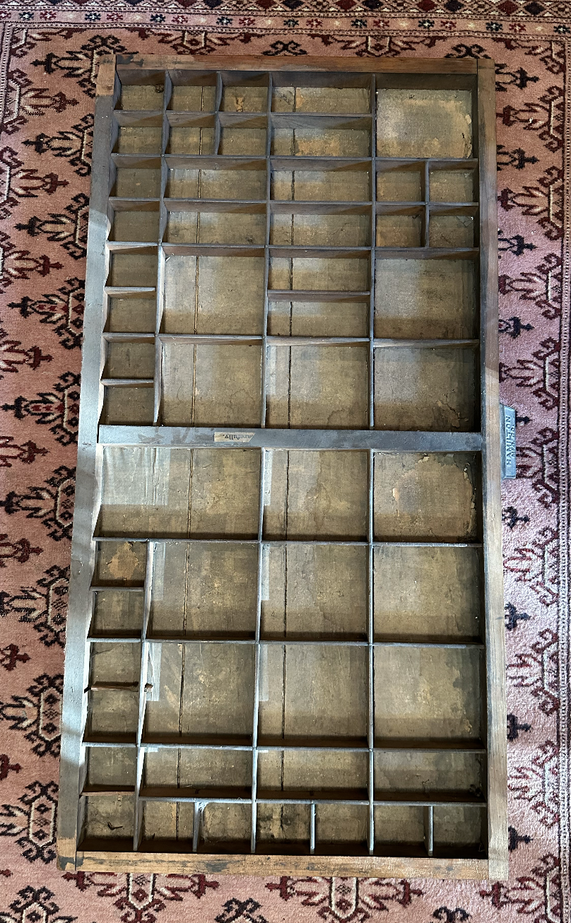 Letterpress Tray