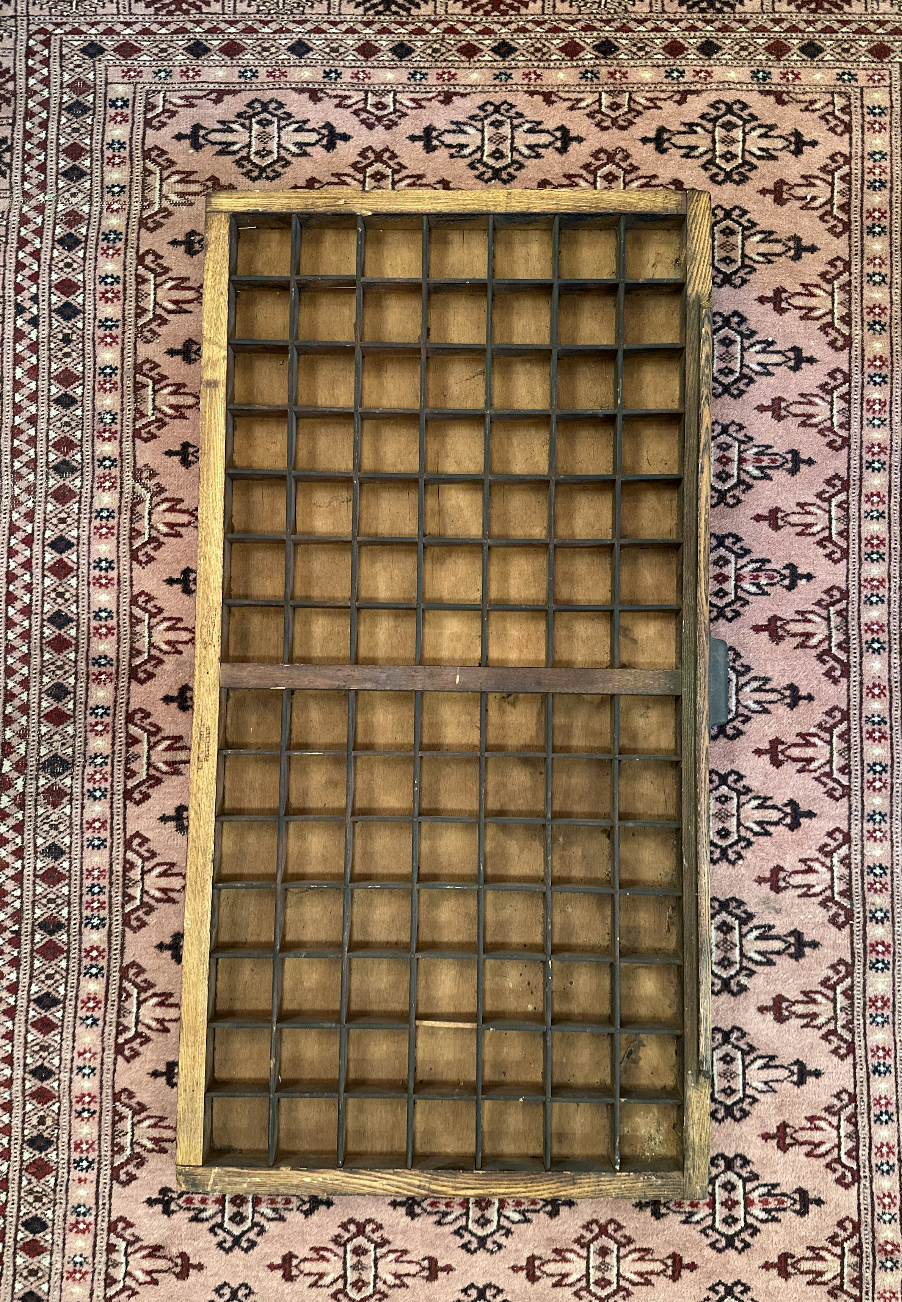 Letterpress Tray