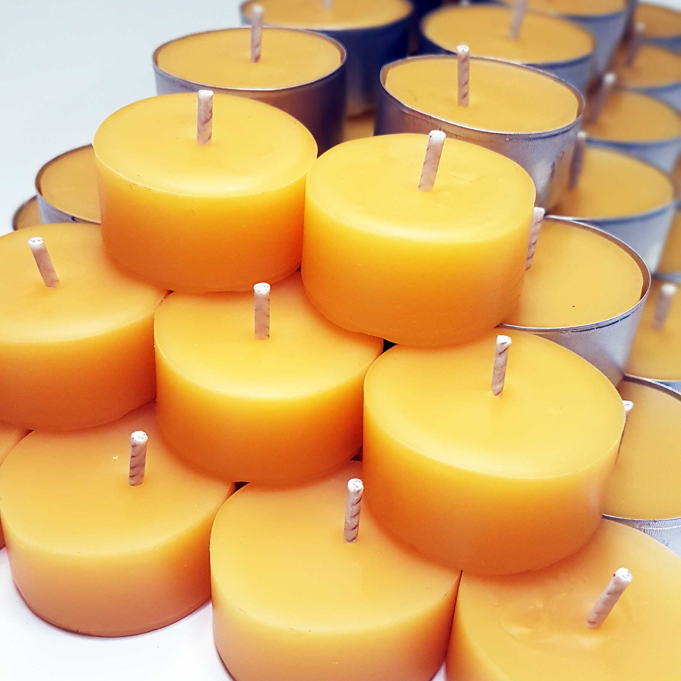 Bees Wax Tea Lights by East Van Bees