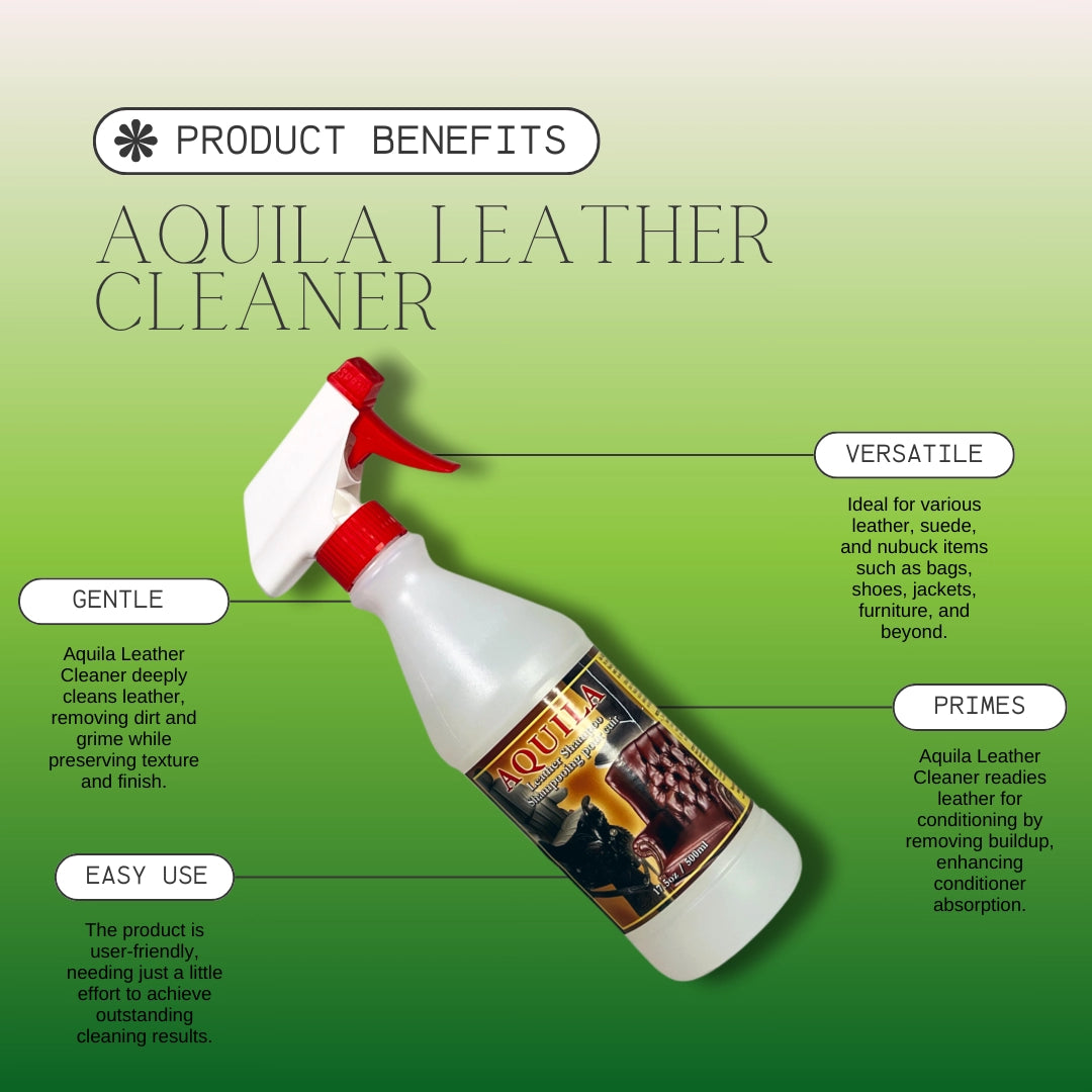 Aquila Leather Cleaner - For All Leather Types
