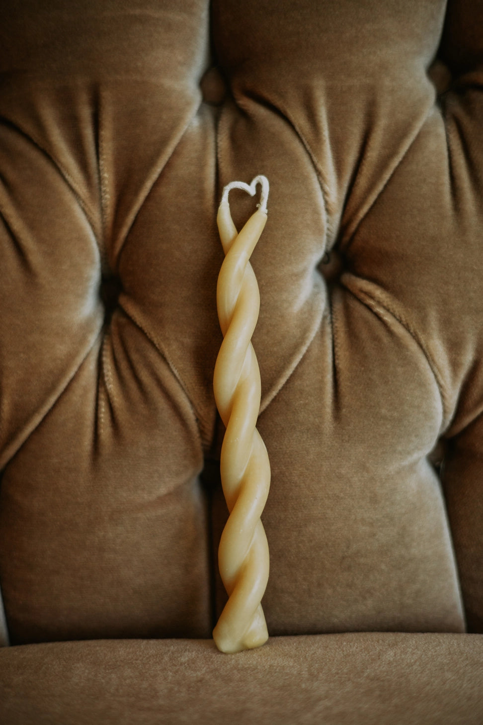 Twin Flame Beeswax Candles