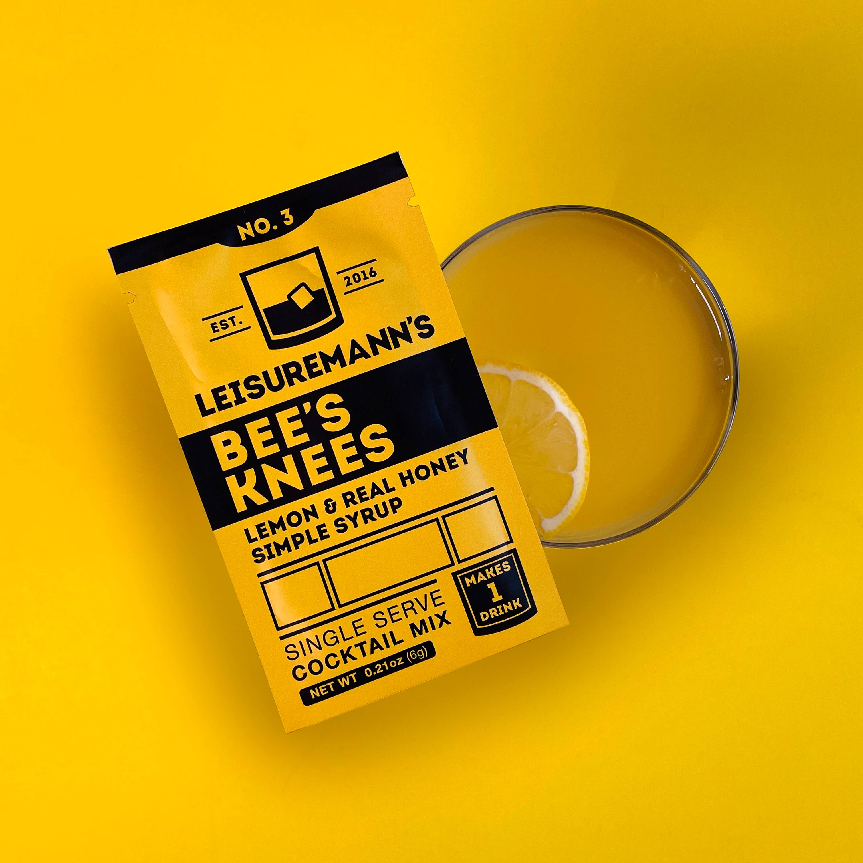 Leisuremann's Bee’s Knees Single Serve Cocktail Mixer