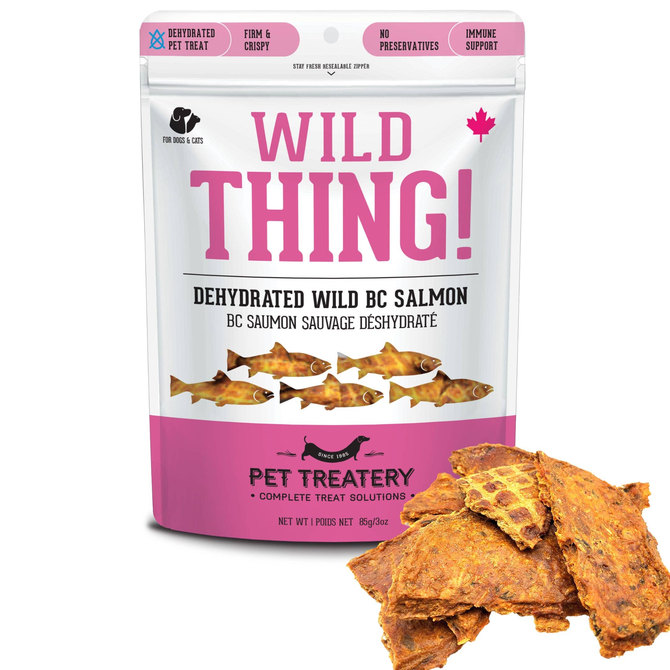 The Granville Island Pet Treatery - Wild Salmon Dehydrated Pet Treats: Omega-3 & High-Protein