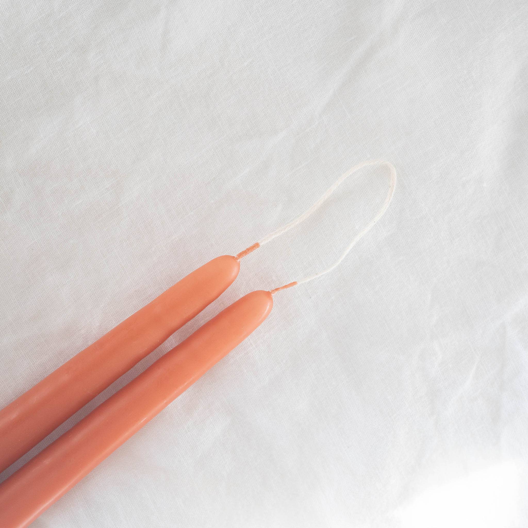 SOCCO Designs - Taper Candles - Pair TERRACOTTA