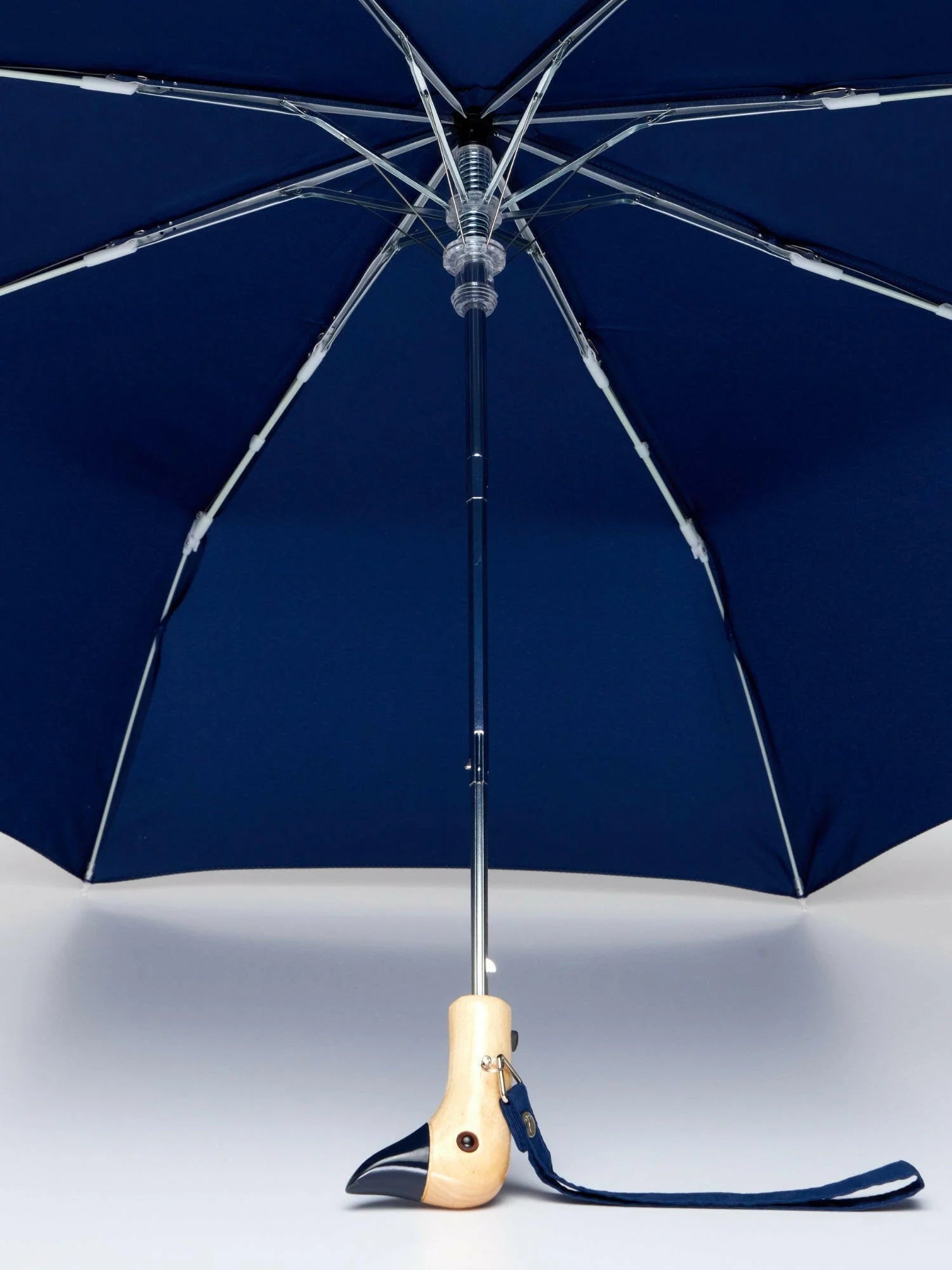 Original Duckhead - Navy Compact Eco-Friendly Wind Resistant Umbrella
