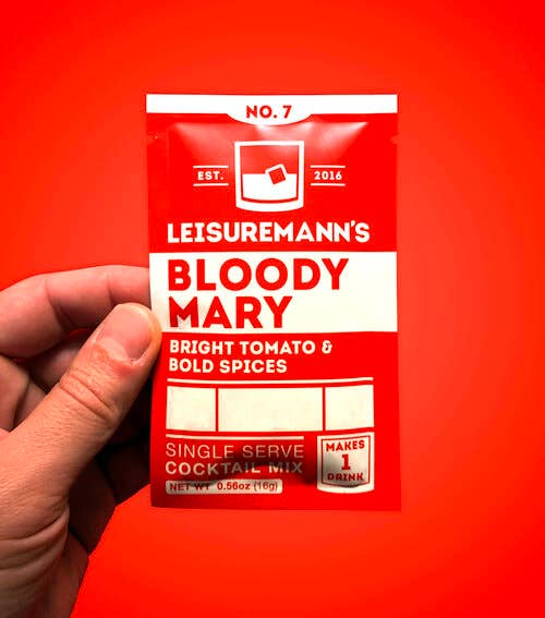 Leisuremann's Bloody Mary Single Serve Cocktail Mix