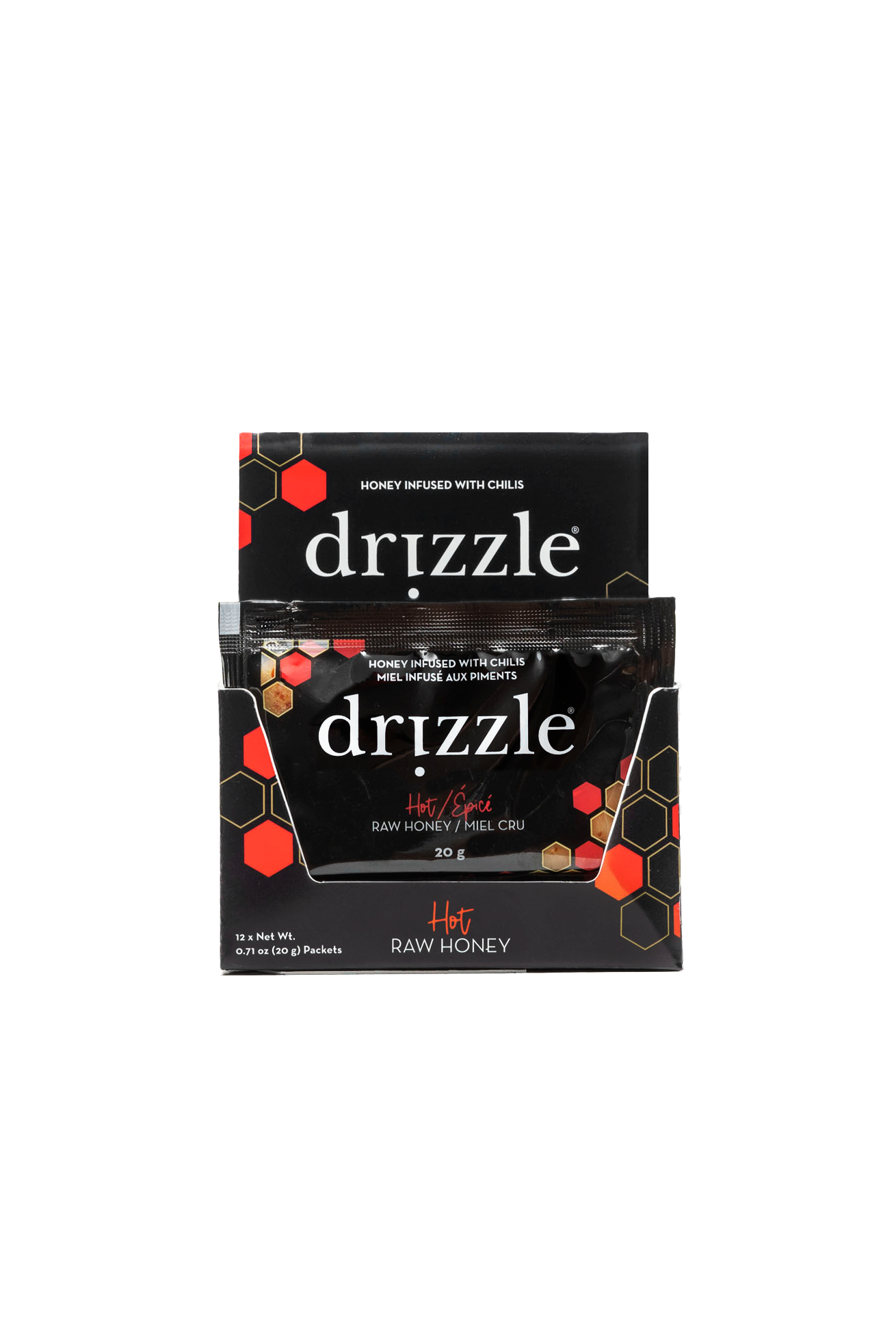 Drizzle Hot Honey Single Serve Sachet - 20g