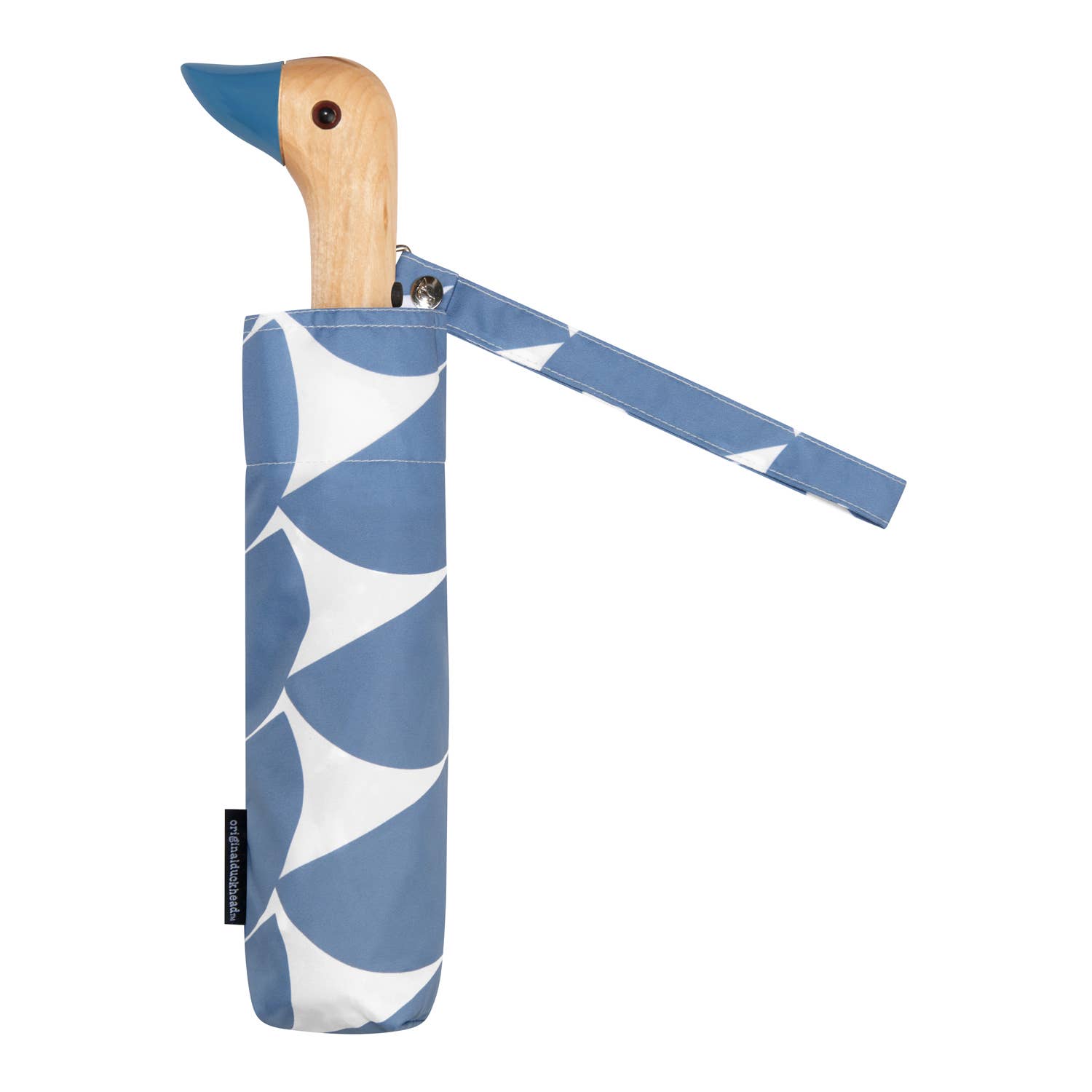 Original Duckhead - Denim Moon Compact Eco-Friendly Wind Resistant Umbrella