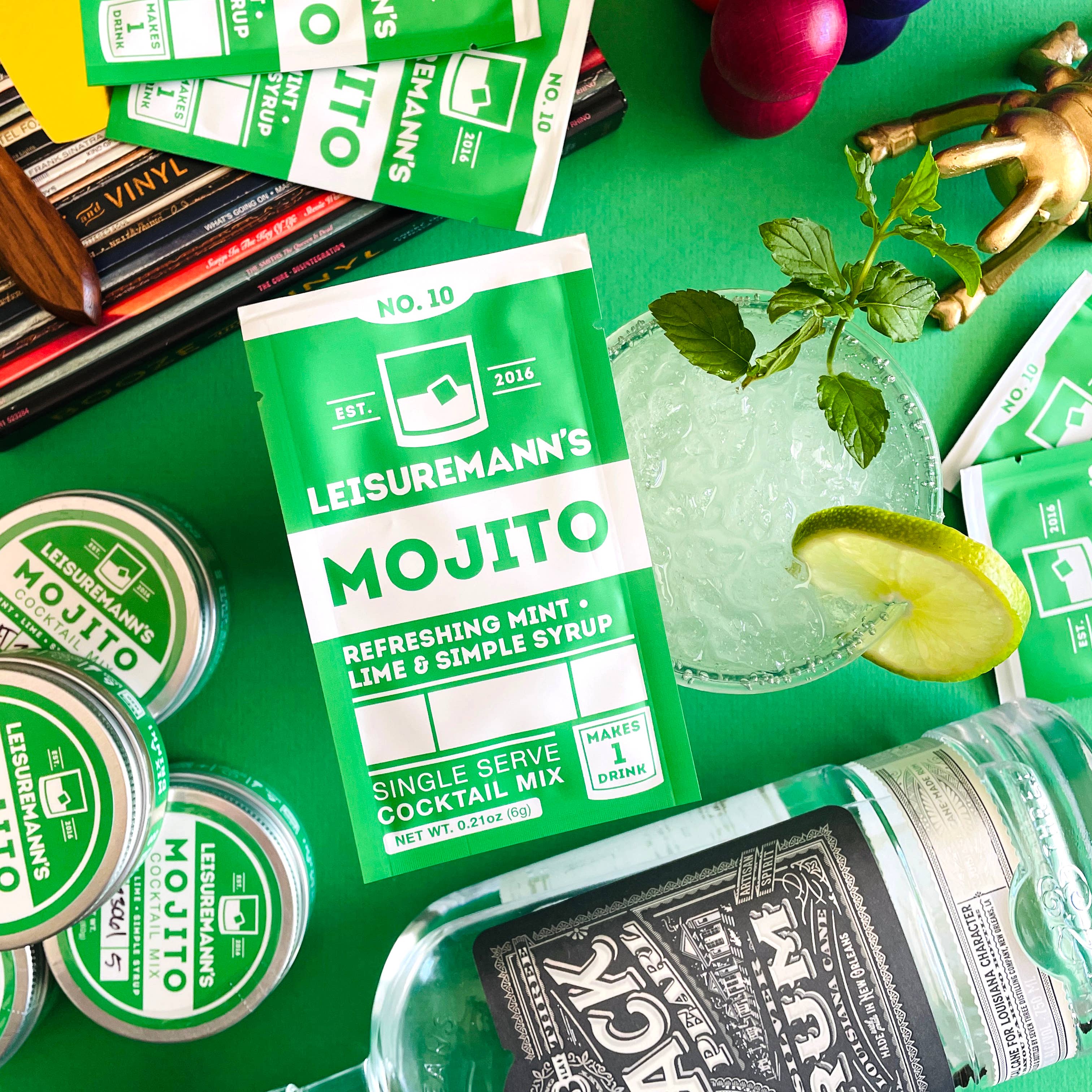 Leisuremann's Mojito Single Serve Cocktail Mixer